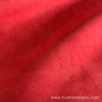 320D Double Weft Faux Suede Garment Upholstery Fabric
